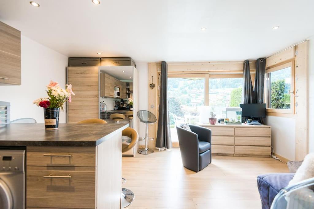 Apartament Pied-A-Terre Cosy Face Aux Pistes De La Princesse Demi-Quartier Zewnętrze zdjęcie